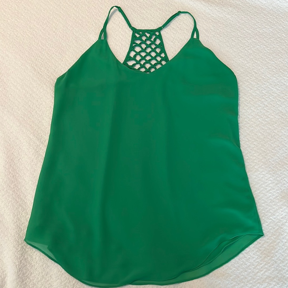 Boutique razor back blouse